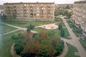 21. Fot. Emilia Chrzanowska. Kościan, widok z mojego okna na osiedle Jagiellońskie.
